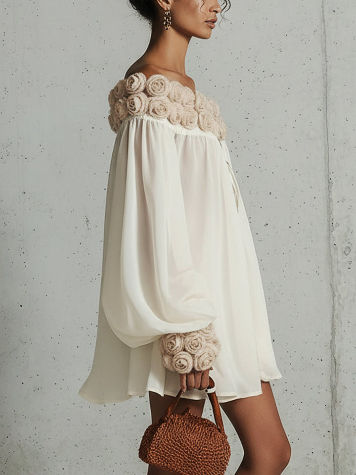 The Cream 3D Floral Dress
