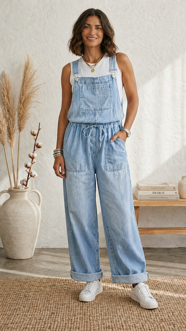 Monserrat | Wide-Leg Jumpsuit with Straps