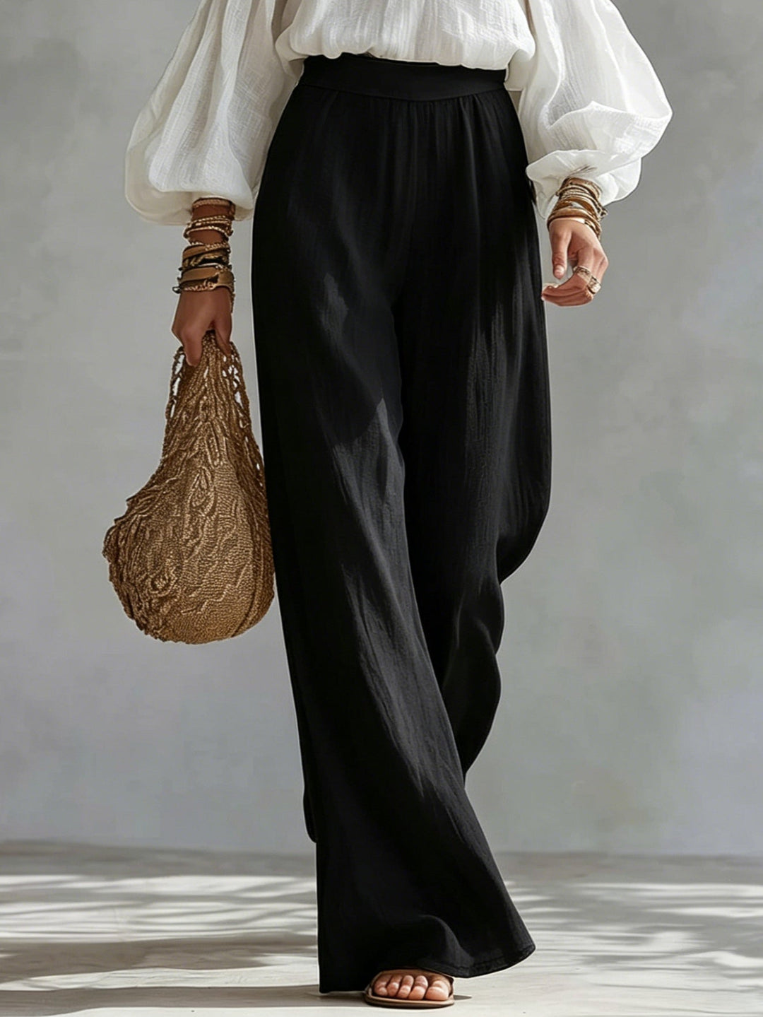 Bohemian Cold Shoulder Pants Set