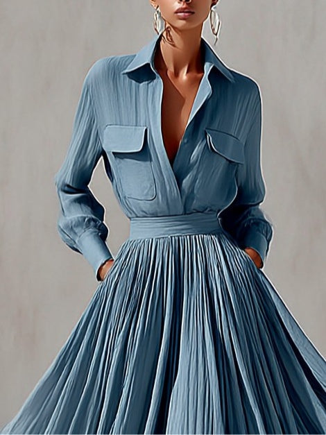 Resort Collared Maxi Skirt Set