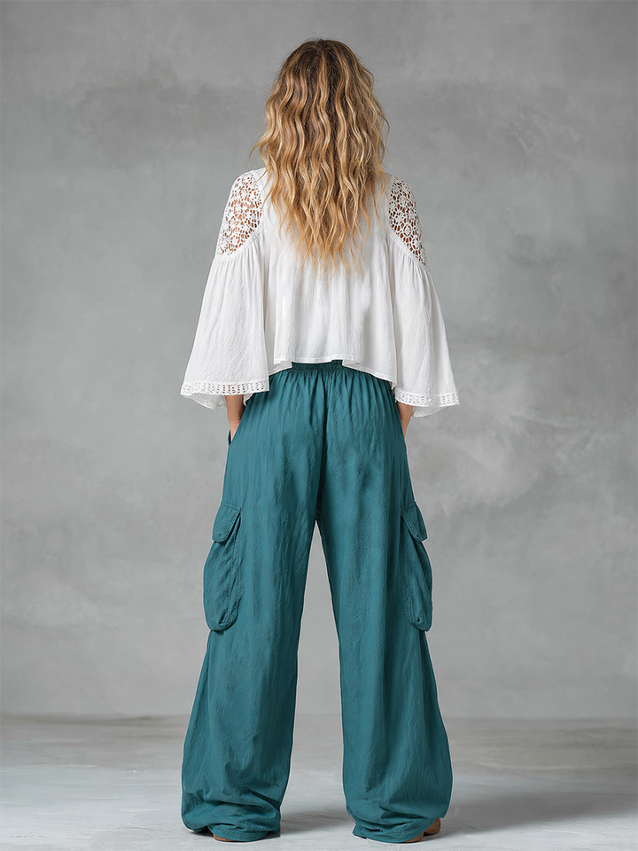 Vintage Lace Utility Pants Set